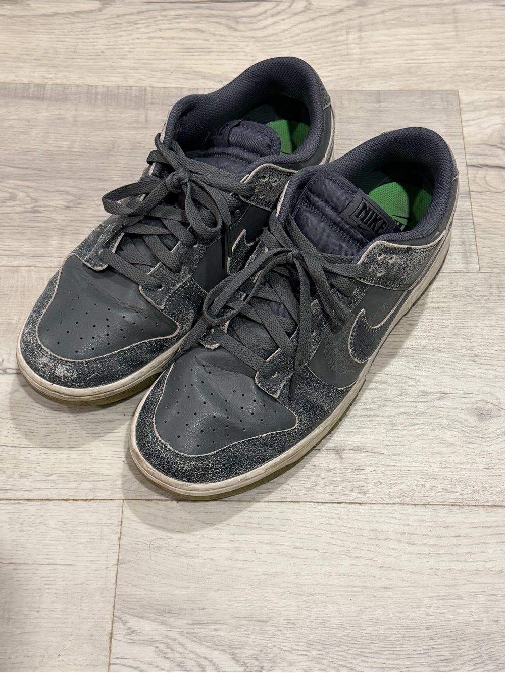 Nike Halloween Dunk sz 10.5 Men’s Black Low-Top Leather Sneakers